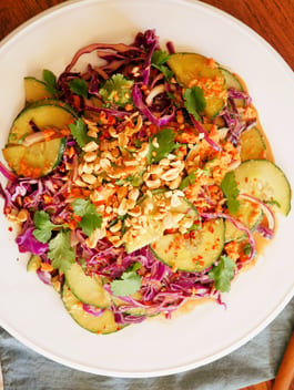 Thai Ginger Peanut Salad OH P Thermomix