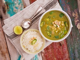 Thai Green Chicken Curry Fotor