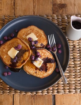 Thunder Oat Cakes With Blueberries