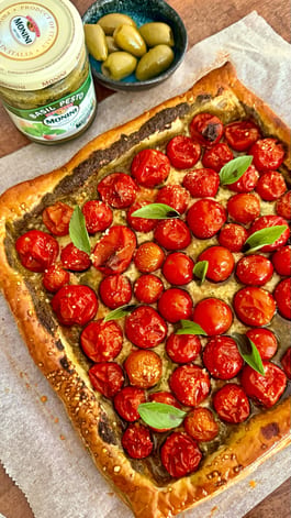 Tomato Pesto Tart