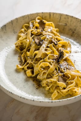 Tagliatelli pasta with Truffle