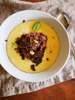 Truffled Polenta with Pulled Beef TENINA