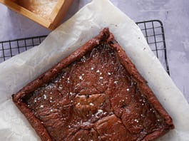 Ugly Delicious GF Salted Caramel Brownies