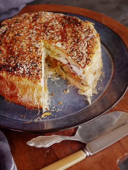 Vegetable Kataifi Pie P piece out TENINA