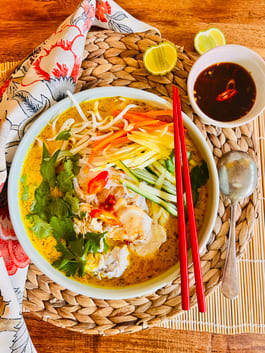 Vietnamese Fish and Noodle Soup
