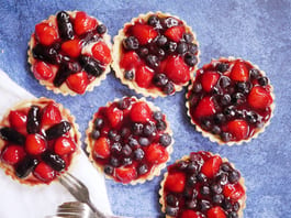 White Chocolate Custard Tarts OH LS TENINA