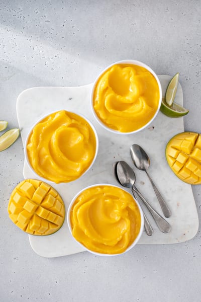 Mango Lime Sorbet