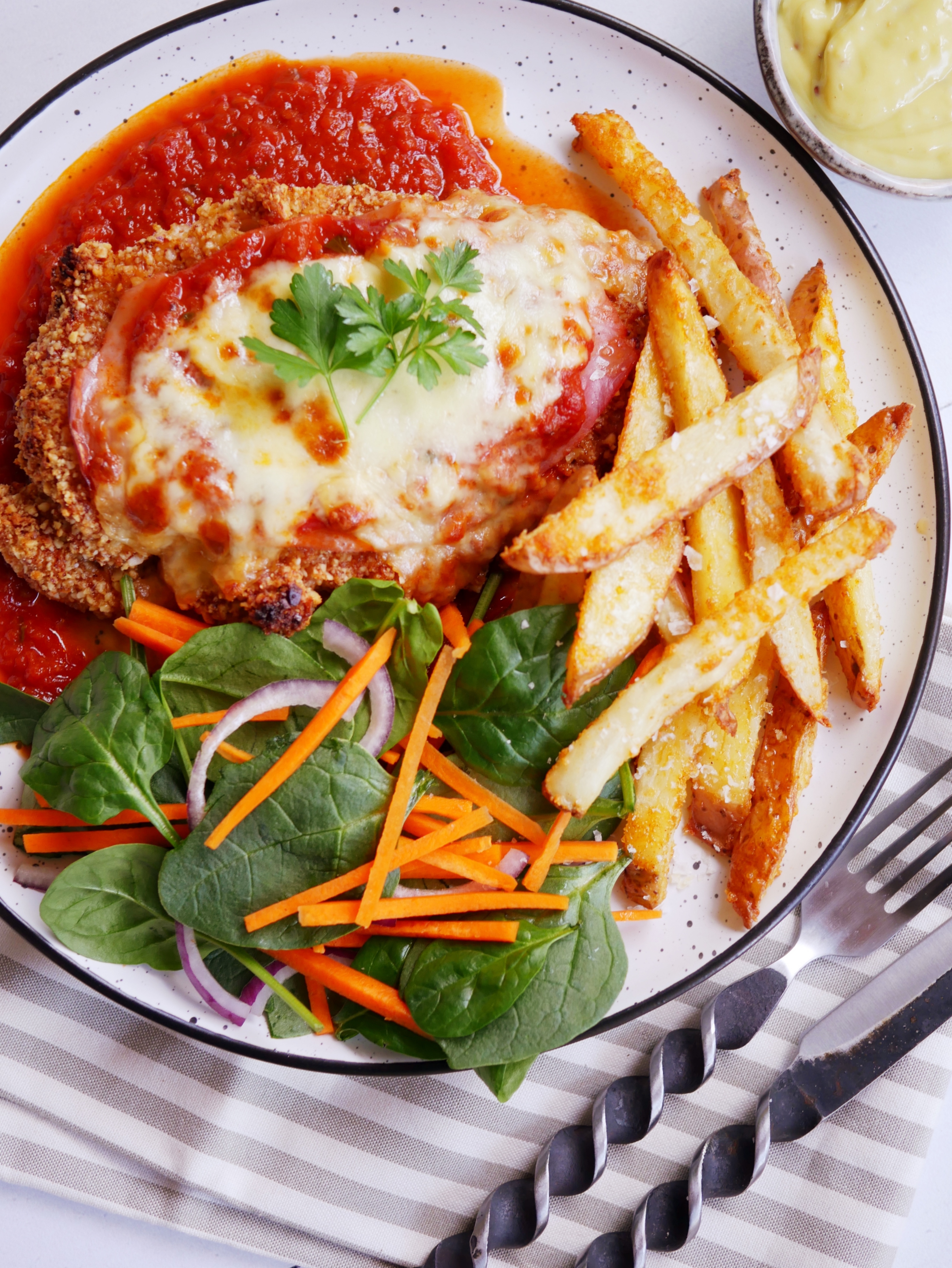 Thermomix recipe: Chicken Parmigiana | Tenina.com