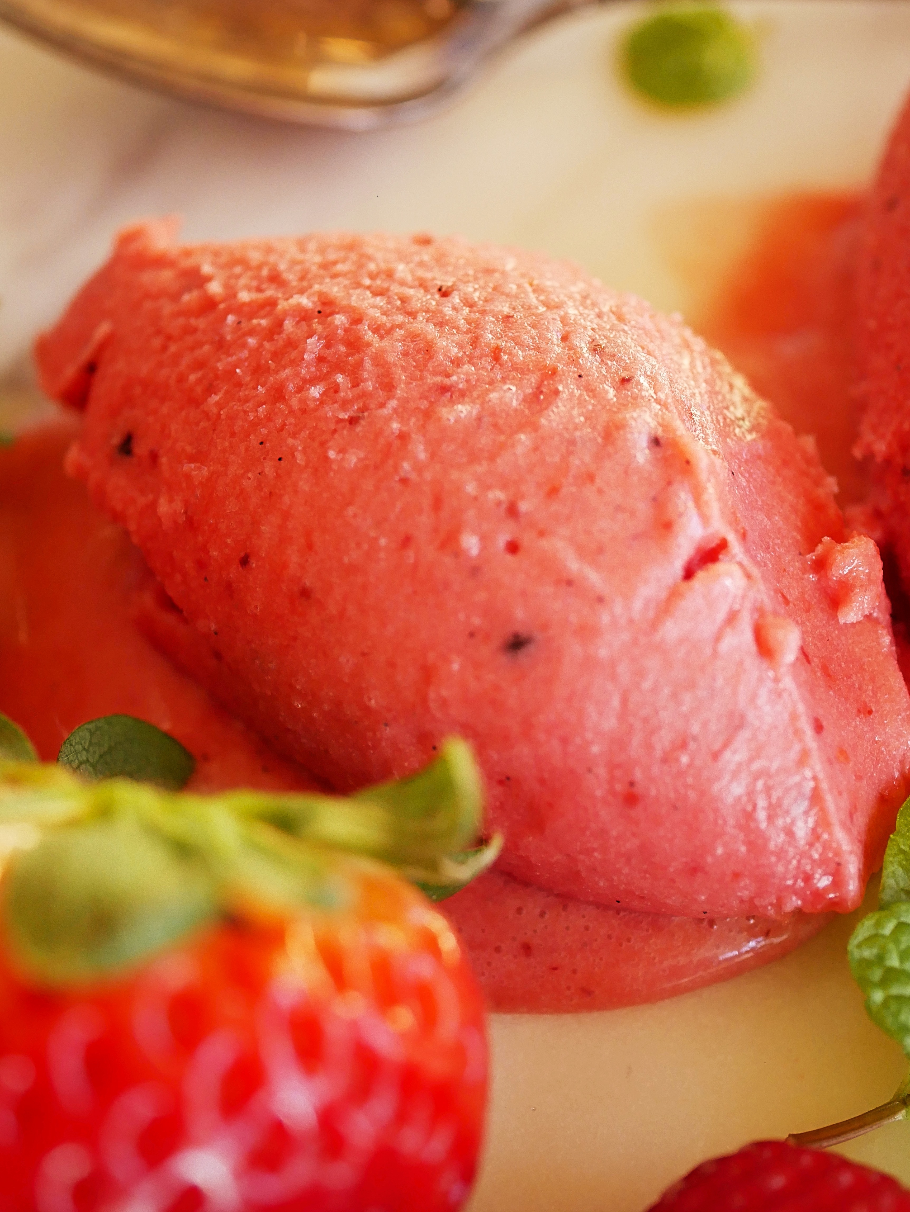 Thermomix Recipe Roasted Strawberry Sherbet Tenina Com