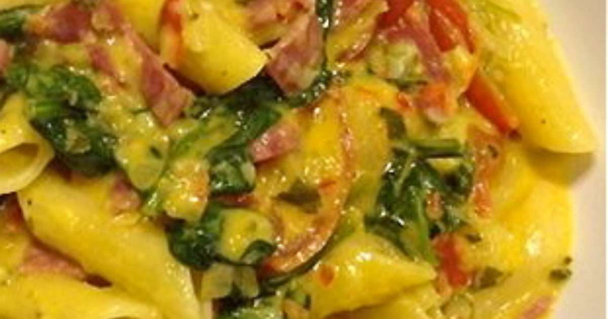 Thermomix recipe: Creamy Vegetable and Salami Pasta | Tenina.com