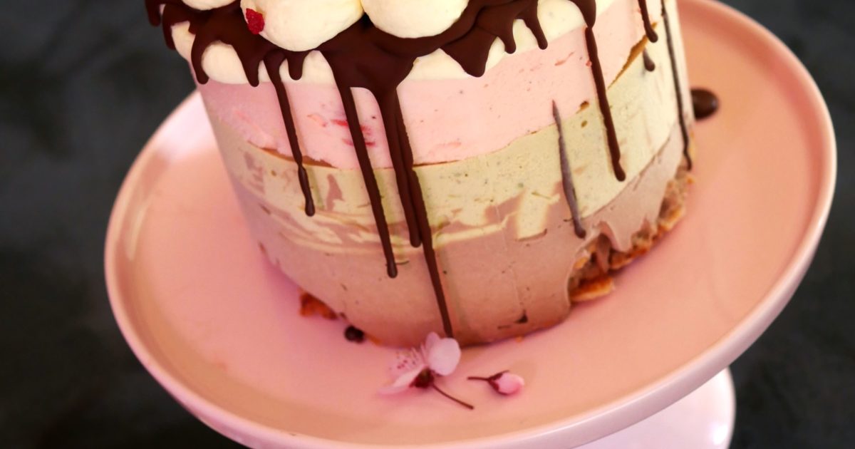 Neapolitan Ice Cream Cake - Cookidoo® – the official Thermomix