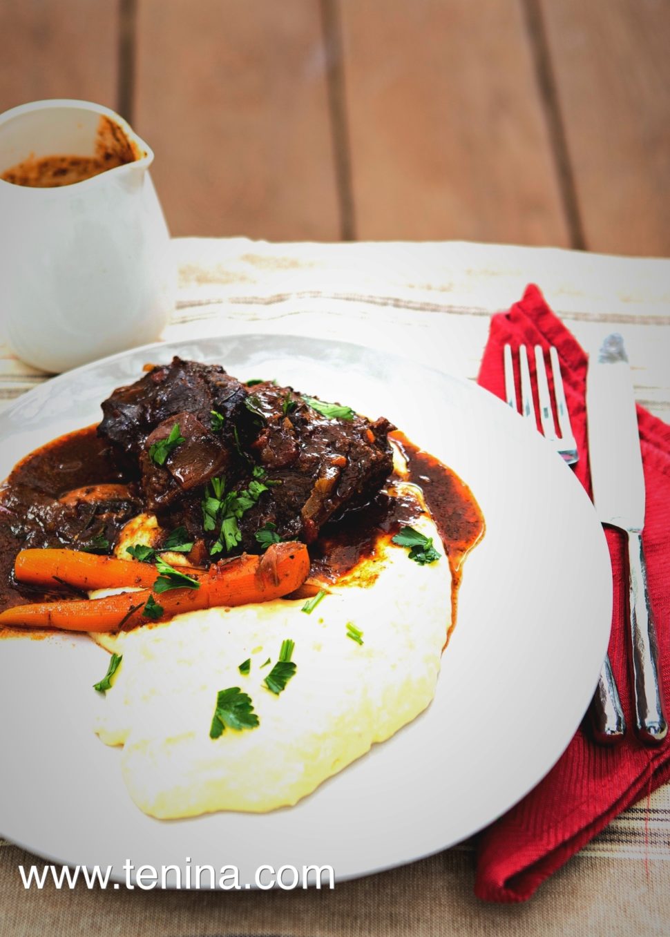 Thermomix recipe: Slow Cooked Beef Cheeks with Baby 