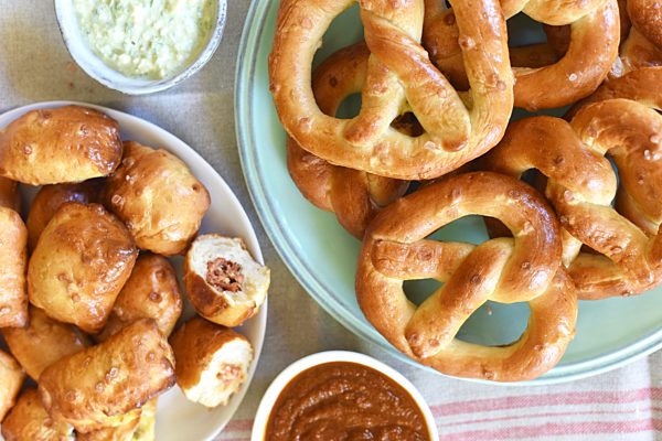 Amish Soft Pretzels Overhead