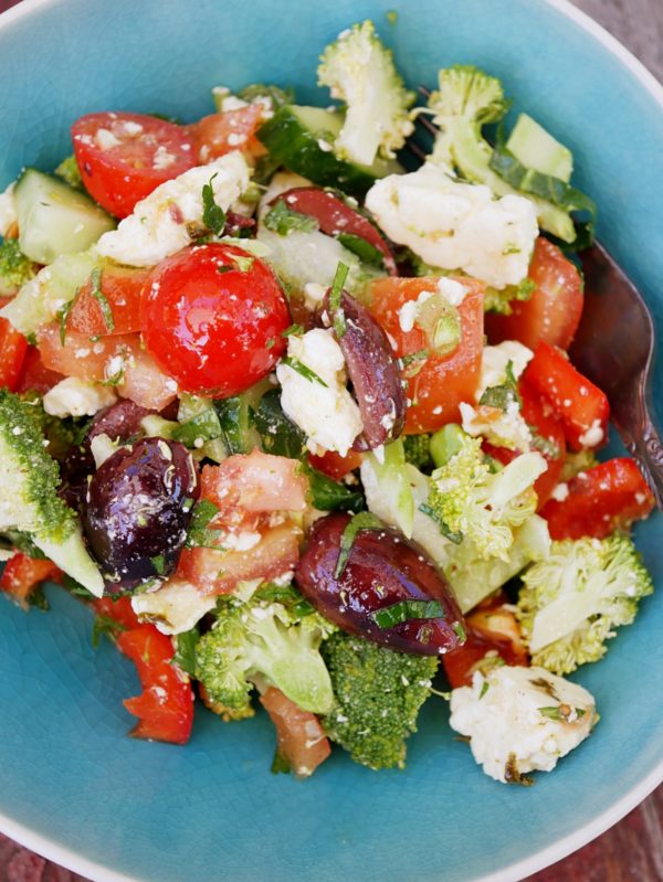 Broccoli Greek Salad OH TENINA