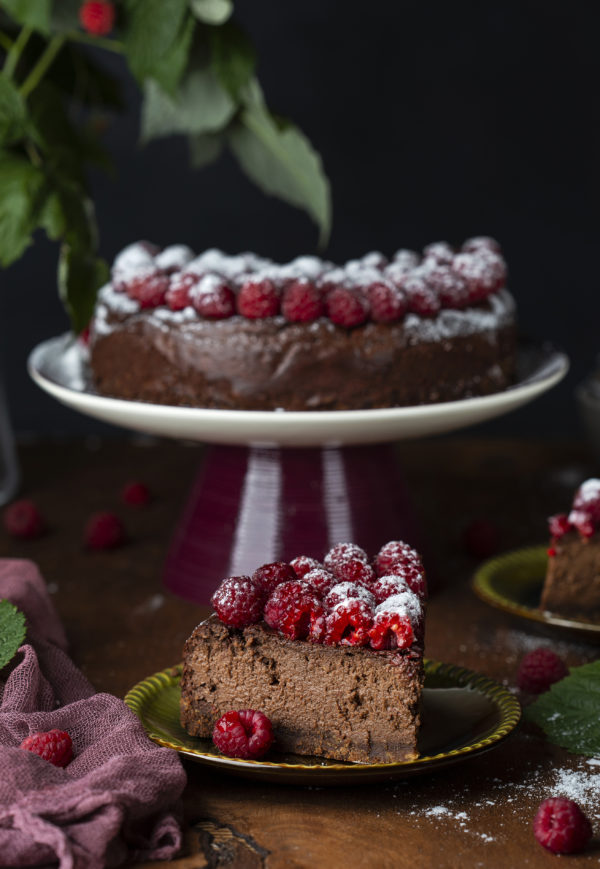 Chocolate Cheesecake with Berries