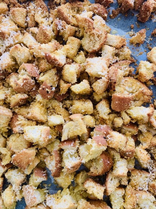 Crunchy Cheesey Croutons P