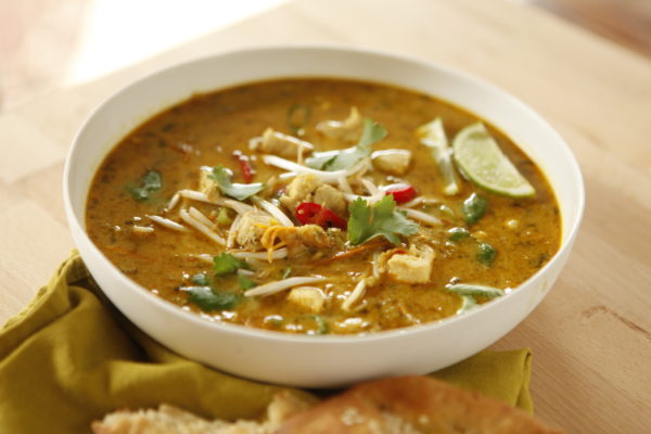 Curry and Coconut Chicken Soup