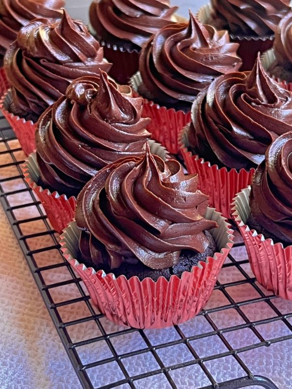 Flourless Chocolate Cupcakes P