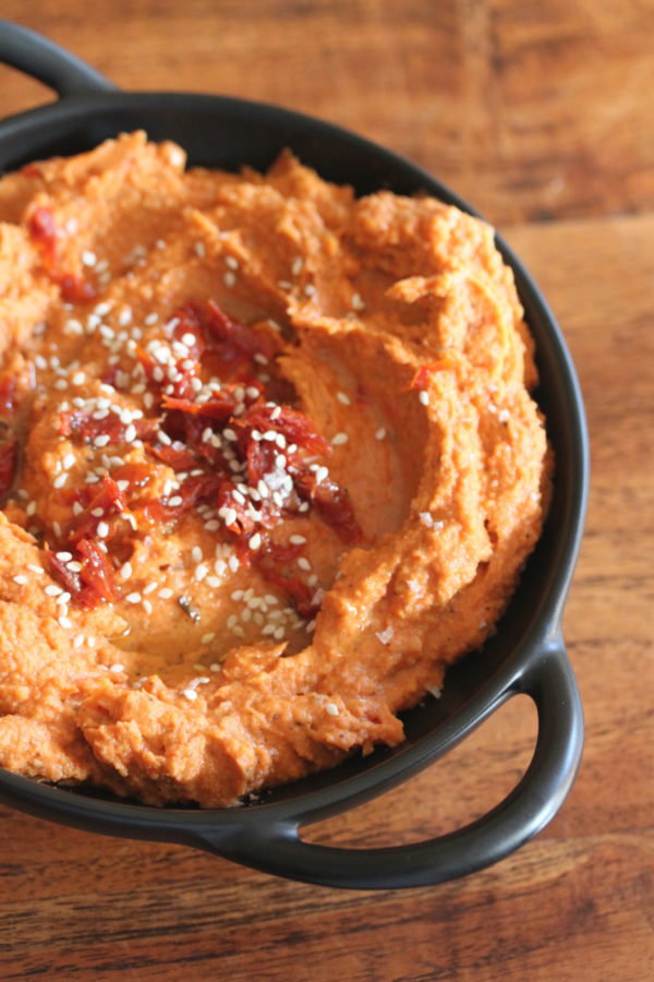 Red Pepper and Sundried Tomato Hummus 1