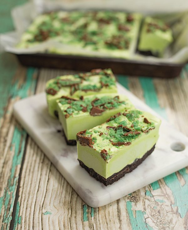 St Paddys Peppermint Ice Cream Bars Fotor