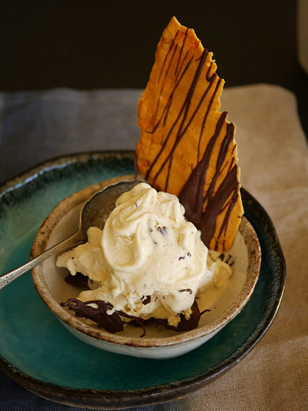 Truffle Honeycomb Shard with ice cream P