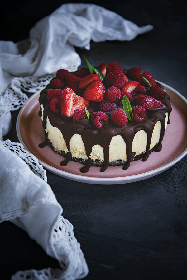 White Chocolate Raspberry Cheesecake P