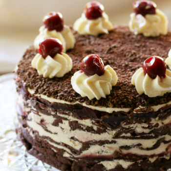 Thermomix recipe: Black Forest Crepe Cake · Tenina.com