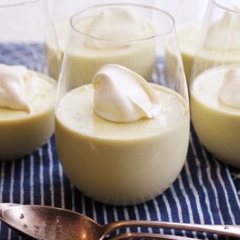 Thermomix recipe: Lime and White Chocolate Bavarois 